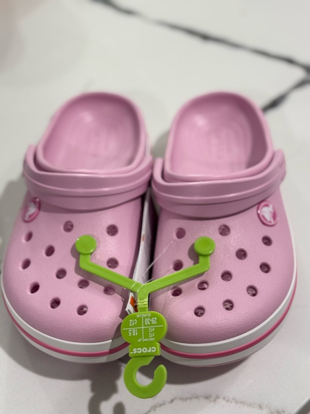 New CROCS Kids Crocband Clog in Pink